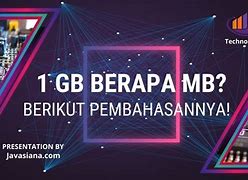 1 16 Gb Berapa Mb